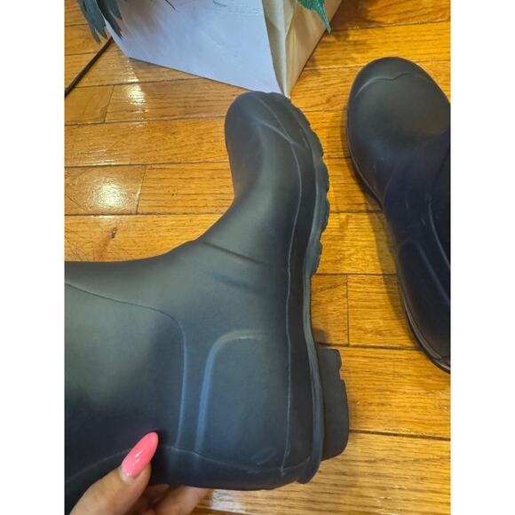 nwob Hunters Boots Women's Original BLACK Short Boots UK6 US 8 (1500 - Picture 8 of 12